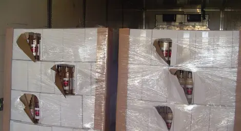 12 000 бутилки контрабандна водка за английския пазар задържани в района на Дунав мост 2