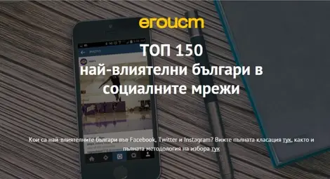 Кои са най-влиятелните българи в интернет