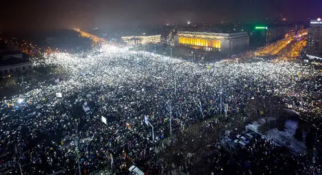 Букурещ, Площадът на гнева
