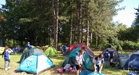 Скаути-вълчета живяха седмица на палатки без телефони и таблети