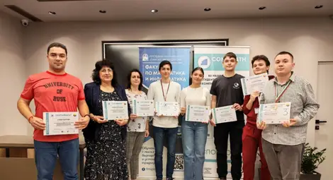 Медали и грамоти за студенти от Русенския университет от XII Национална олимпиада по Компютърна математика &bdquo;Акад. Стефан Додунеков&ldquo;