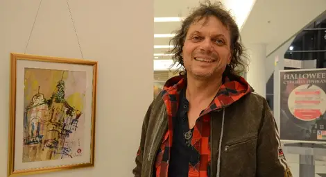 Цветно настроение струи от новите  акварели на Огнян Балканджиев