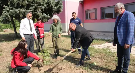 Засадиха дърво на приятелството между Русе и Гюргево  пред Първа пожарна служба