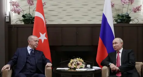 Путин и Ердоган се срещнаха в Сочи