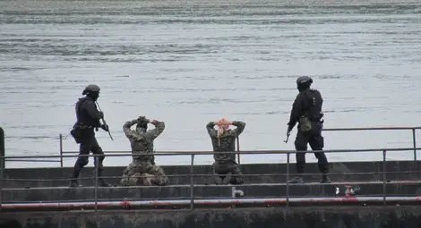 Криза с терористи по Дунав овладяна за 20 минути от командосите на ВМС