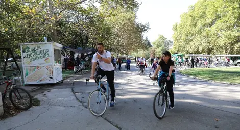 Диана Иванова поведе колона с над 50 велосипедисти