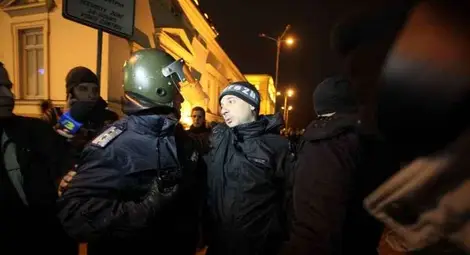 Арестуваха Кристиян Коев &ndash; Златната флейта на протеста в София