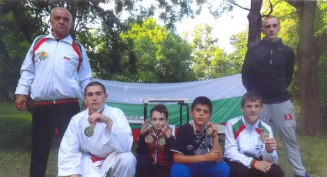 Каратето в Две могили с четири медала в Плевен