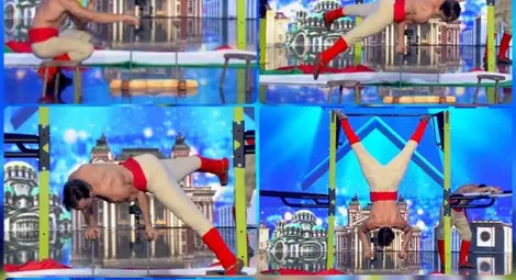 Изкачилият Шипка на ръце Пламен Атанасов демонстрира сила и в „България търси талант“ Изкачилият Шипка на ръце Пламен Атанасов демонстрира сила и в „България търси талант“