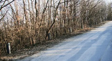 1,1 км мантинели откраднати от селски път