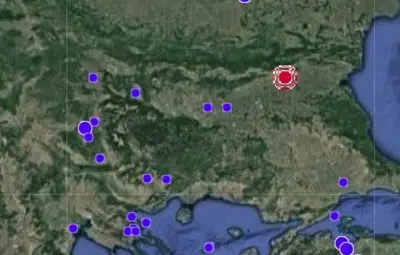 Земетресение край Сливен