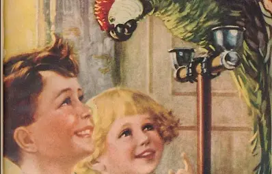 Факсимиле на главата на &bdquo;Детски свят&ldquo;, ноември 1936-1937, кн. 2