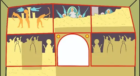 Проф. Пламен Павлов представя последните открития в &bdquo;Черквата&ldquo; на Ивановския скален манастир