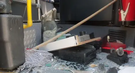 Автобус с пътници се преобърна край Пловдив