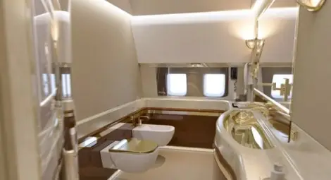 Със златни тоалетни и махагон &ndash; самолетите на Путин