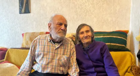 Каля и Михо Михови със своите 73 г. брак са най-възрастната женена двойка в община Русе