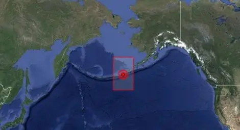 Двойно мощно земетресение в морето между САЩ и Русия