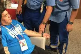 Приеха Марадона в болница след драматичния мач на Аржентина