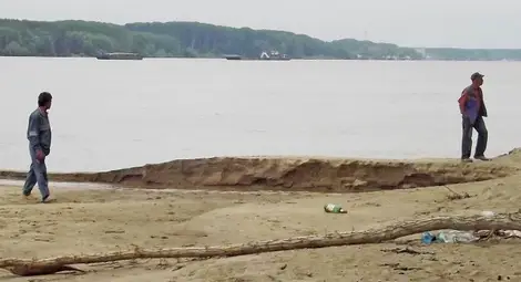 Нивото на река Дунав се повиши Нивото на река Дунав се повиши