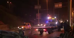 Мъжки настъпено БМВ се обърна по таван на „Христо Ботев“