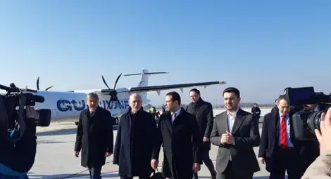 Първият полет от София пристигна в Скопие за 35 минути