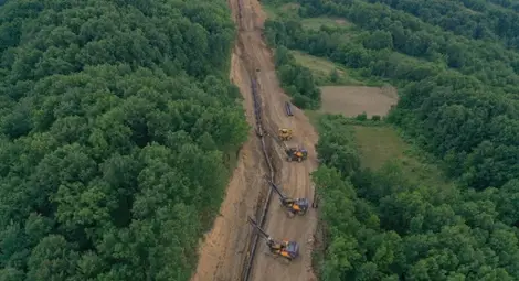 100 км от газовата връзка с Гърция са напълно готови