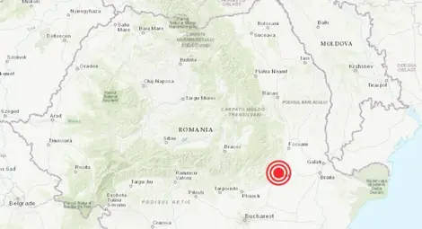 Графика: Официална Фейсбук страница на Националния институт по геофизика на Румъния