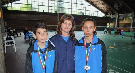 Сребро и бронз за  бадминтона в &bdquo;Русе&ldquo;