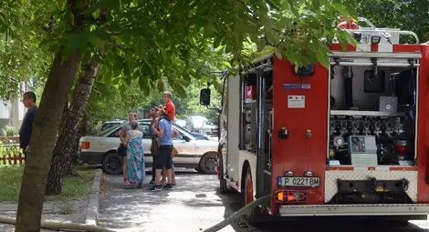 Превърнат в сметище и приют за котки апартамент пламна от късо съединение