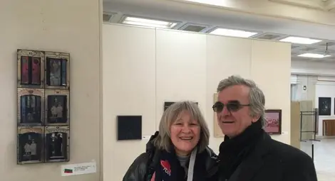 Творба на Елена Великова в изложба в румънския парламент