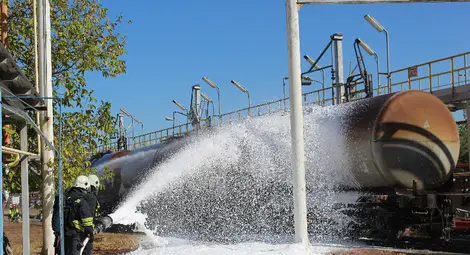 Учение за реакция при бедствия и аварии  беше разиграно в района на Индустриална зона &bdquo;Тегра&ldquo; /галерия/