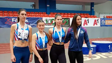10 медала спечелиха лекоатлетите на &bdquo;Дунав&ldquo; Русе от националните шампионати до 18 и до 20