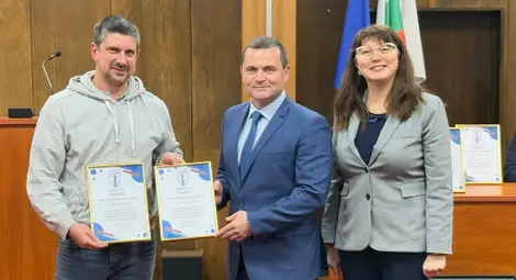 Първенци в Ученическите игри в Русе бяха наградени от кмета Пенчо Милков