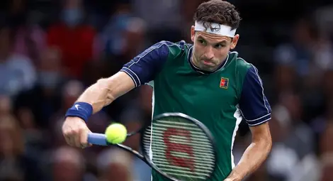 Страхотен Димитров обърна Хачанов и се класира на четвъртфинал в Париж Страхотен Димитров обърна Хачанов и се класира на четвъртфинал в Париж