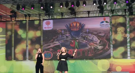 Мирела и Пресияна с впечатляващо участие на международен фестивал в Казахстан