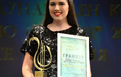 Гергана Стоянова отнесе голямата награда във Велико Търново.                                                                     Снимка: Община Русе
