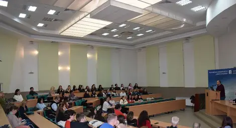 Професор Милко Палангурски от Института за исторически изследвания към БАН изнесе лекция в Русенския университет