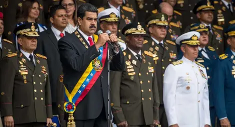 Покушение срещу президента на Венецуела Николас Мадуро по време на реч в ефир