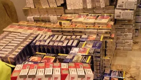 Цигари за 18 000 лева спрени на Дунав мост на път за Испания Цигари за 18 000 лева спрени на Дунав мост на път за Испания