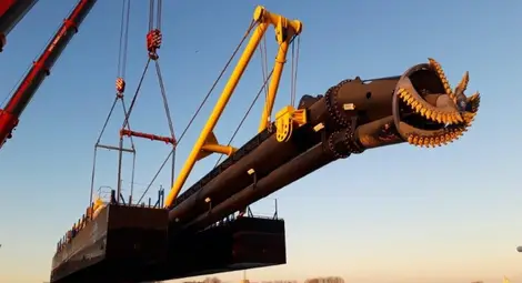 Приключи изграждането на новата драга на ИАППД Приключи изграждането на новата драга на ИАППД