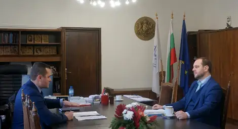 Екоминистърът Борислав Сандов обсъди проблемите с въздуха на Русе с кмета Пенчо Милков