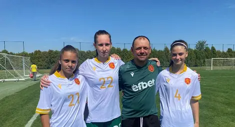 Русенски момичета играха  за националния футболен тим