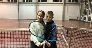 Пламен и Никол Нуневи шампиони на регионален турнир по тенис