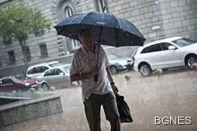 Оранжев код в 8 области за интензивни валежи