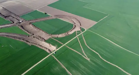 Строителството на магистралата  Русе-Търново започна с голям пътен възел