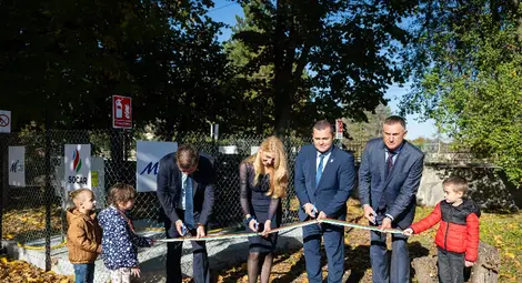 Община Русе, М-Газ и SOCAR откриха в с. Червена вода втори обект от проекта за хибридна газификация