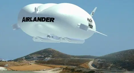 Най-големият дирижабъл в света бе представен в Лондон 