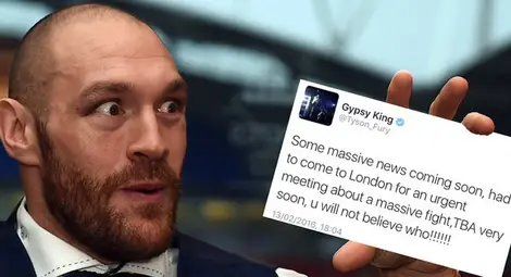 Фюри: Няма да повярвате с кой ще се бия!