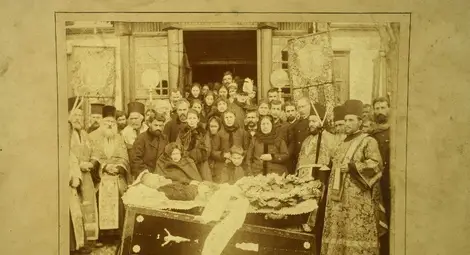 Стефан Атанасов Камбуров със съпругата си Тодора Константинова Камбурова