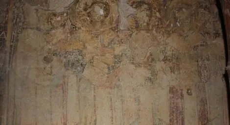 &bdquo;Събор на архангелите&ldquo; - фреска в Ивановския манастир от времето на св. Йоаким.